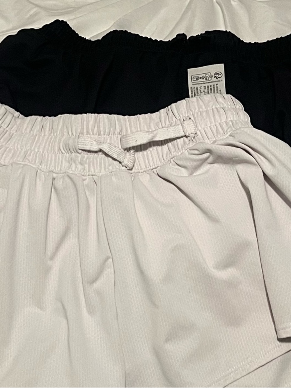 abercrombie kids Black & White Athletic Shorts Duo